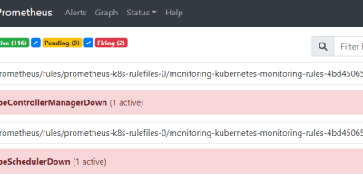 prometheus operator中解决KubeSchedulerDown KubeControllerManagerDown prometheus operator中解决KubeSchedulerDown KubeControllerManagerDown